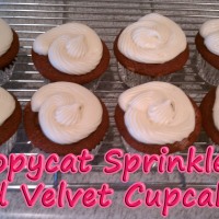 Copycat Sprinkles Red Velvet Cupcakes w/Cream Cheese Frosting